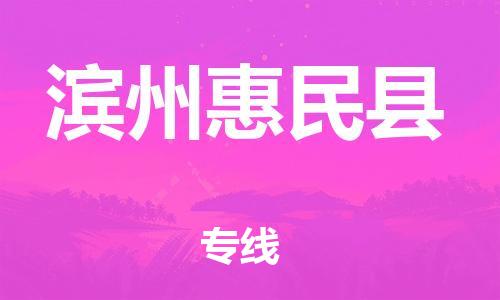 天津到濱州惠民縣物流專線-天津到濱州惠民縣貨運(yùn)公司-