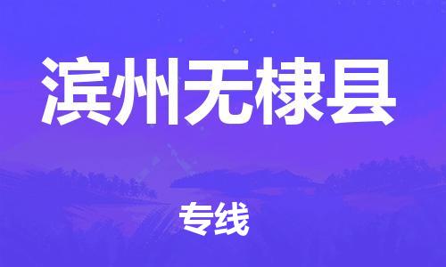 天津到濱州無棣縣物流專線-天津到濱州無棣縣貨運公司-