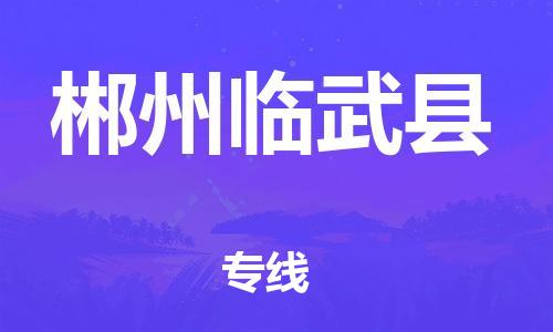 天津到郴州臨武縣物流專線-天津到郴州臨武縣貨運(yùn)公司-