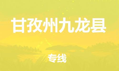 天津到甘孜州九龍縣物流專線-天津到甘孜州九龍縣貨運公司-