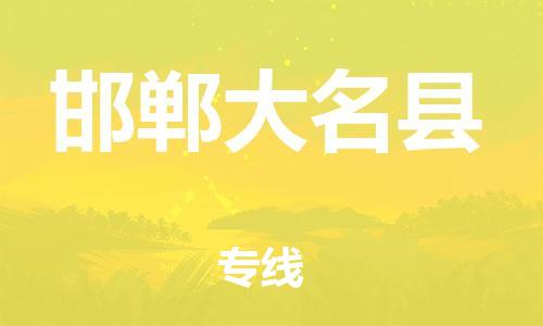 天津到邯鄲大名縣物流專線-天津到邯鄲大名縣貨運(yùn)公司-