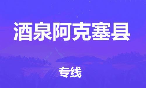 天津到酒泉阿克塞縣物流專線-天津到酒泉阿克塞縣貨運(yùn)公司-