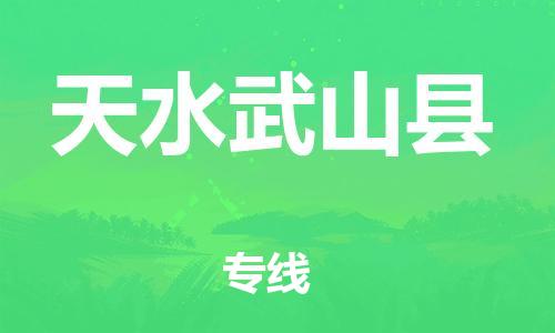 天津到天水武山縣物流專線-天津到天水武山縣貨運(yùn)公司-