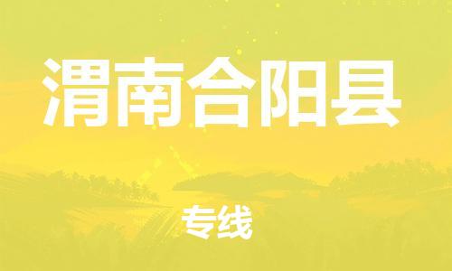 天津到渭南合陽縣物流專線-天津至渭南合陽縣貨運(yùn)專線