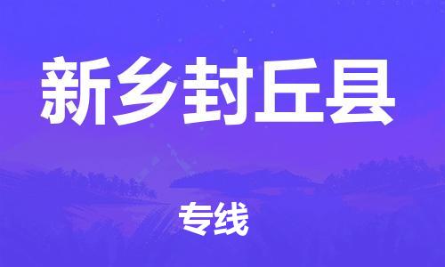 天津到新鄉(xiāng)封丘縣物流專線-天津到新鄉(xiāng)封丘縣貨運公司-