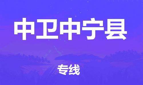 天津到中衛(wèi)中寧縣物流專線-天津到中衛(wèi)中寧縣貨運公司-