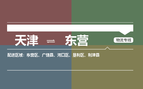 天津到東營貨運專線-天津到東營貨運公司-門到門一站式物流服務