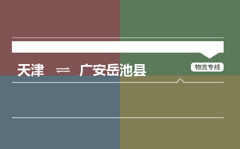 天津到廣安岳池縣物流專線-天津到廣安岳池縣貨運公司-