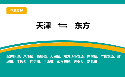 天津到東方貨運(yùn)專線-直達(dá)運(yùn)輸-天津到東方物流公司