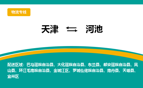 天津到河池物流公司-專業(yè)全程天津至河池專線