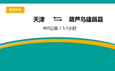 天津到葫蘆島建昌縣物流專線-天津到葫蘆島建昌縣貨運公司-