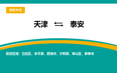 天津到泰安物流公司-專業(yè)全程天津至泰安專線