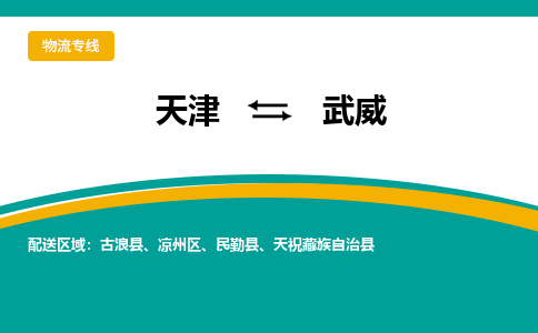 天津到武威物流公司-專業(yè)全程天津至武威專線