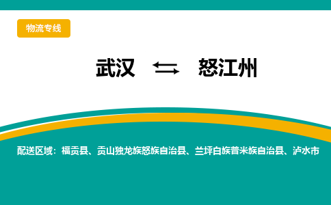 武漢至怒江州物流公司|武漢到怒江州貨運專線