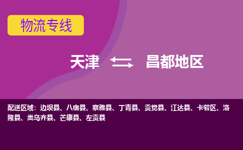 天津到昌都地區(qū)物流公司-專業(yè)全程天津至昌都地區(qū)專線