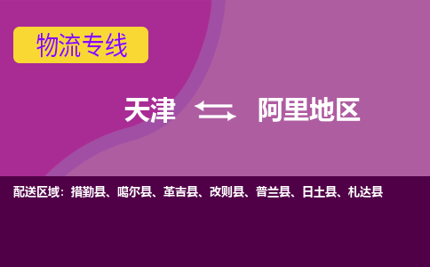 天津到阿里地區(qū)物流專線【快速-安全】天津至阿里地區(qū)貨運公司