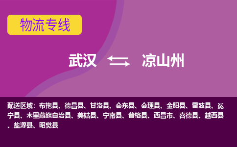 武漢至涼山州物流公司|武漢到?jīng)錾街葚涍\專線