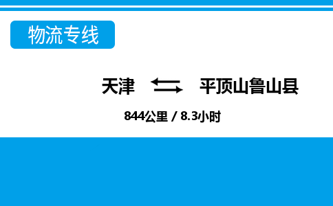 天津到平頂山魯山縣物流專線-天津到平頂山魯山縣貨運(yùn)公司-